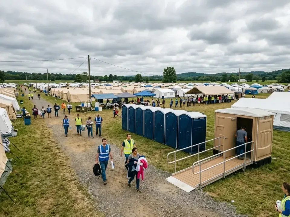 disaster-relief-camp-restrooms-010 — frequently asked questions, Dumpster & Portable Bathrooms Rental in Cherokee Village, AR